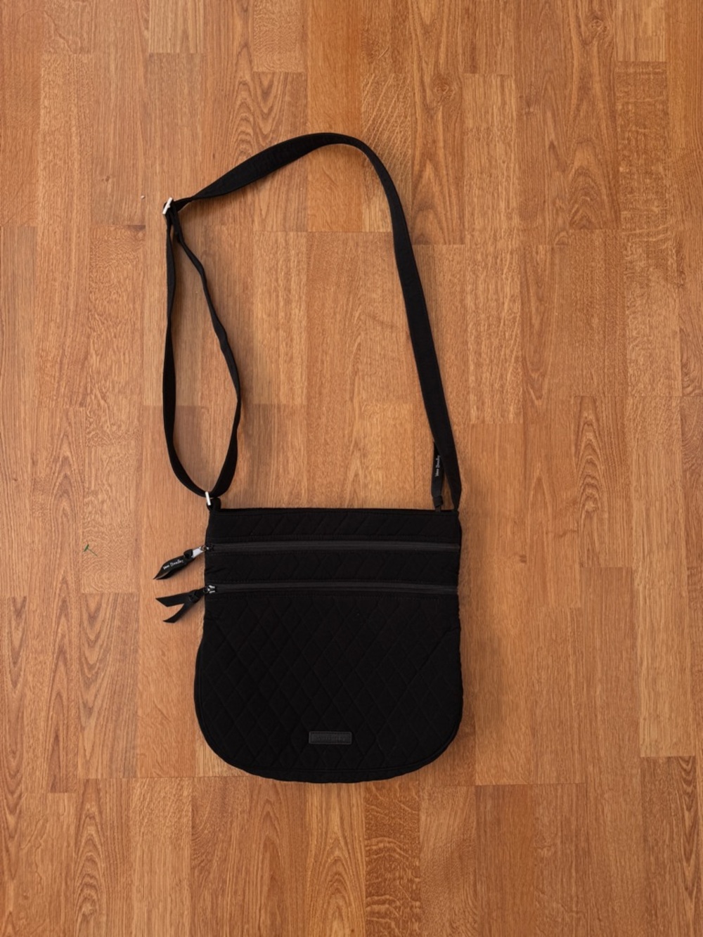 Vera Bradley Quilted Crossbody Bag in Black